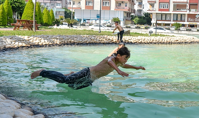 Süs havuzunda tehlikeli serinlik