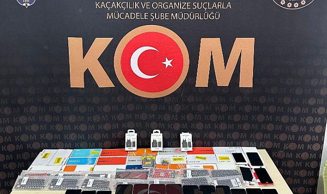 Telefon kaçakçılığı operasyonu