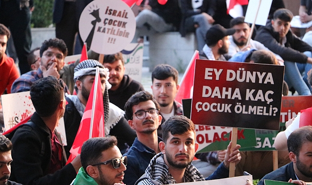 Tepki yürüyüşü yapıldı