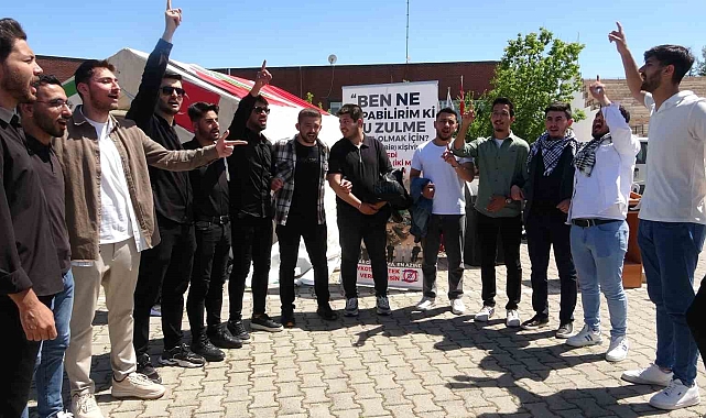 Üniversiteli gençler Filistin için buluştu