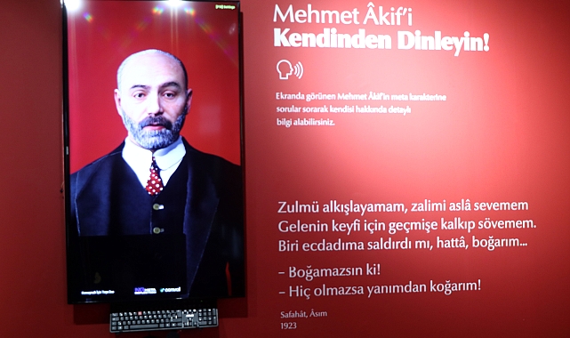 Yapay zeka sayesinde Mehmet Akif ile sohbet ettiler