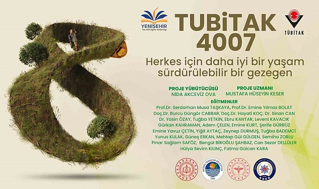 Yenişehir Belediyesinin iş birliği içerisinde olduğu projeye TÜBİTAK'tan destek