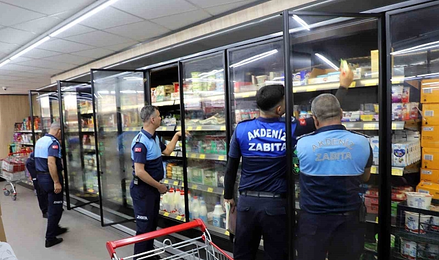 Zincir marketler denetlendi