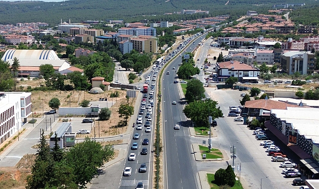 10 kilometrelik araç kuyruğu