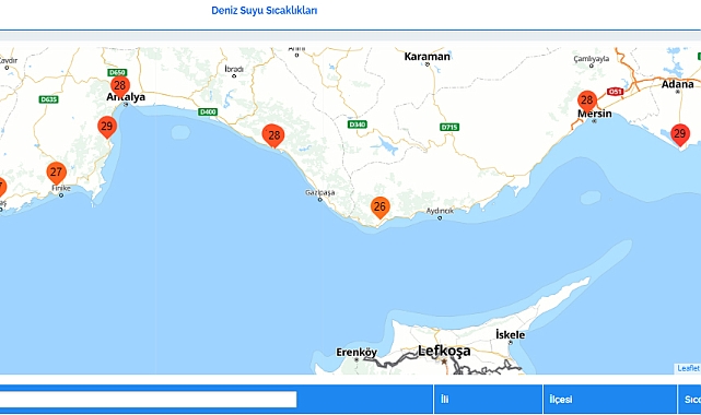 Akdeniz'de deniz suyu sıcaklığı 29 dereceyi aştı