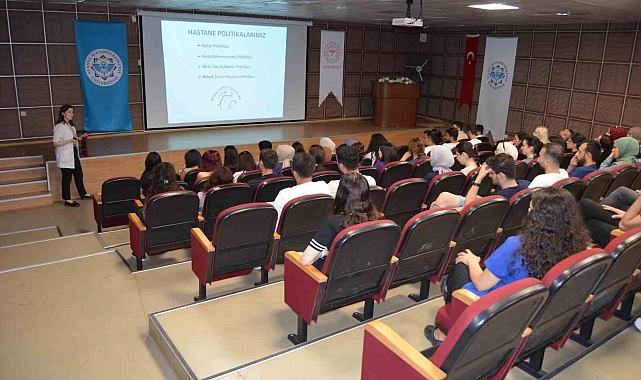 ALKÜ Hastanesinde göreve yeni başlayan hemşirelere 'Genel Uyum Eğitimi' verildi