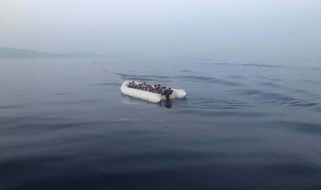 Bodrum'da 122 kaçak göçmen ile 2 organizatör yakalandı