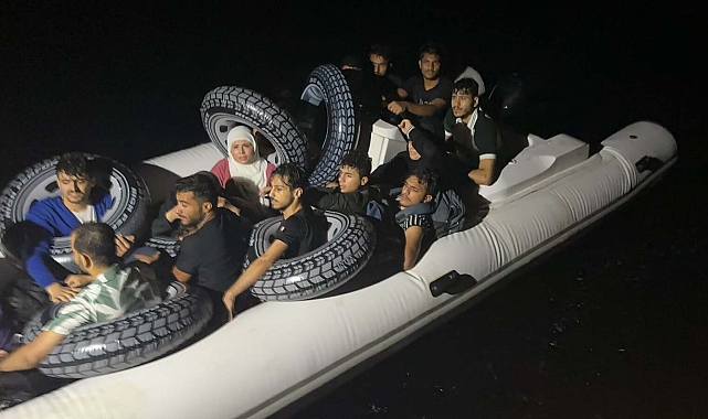 Bodrum'da 16 kaçak göçmen yakalandı