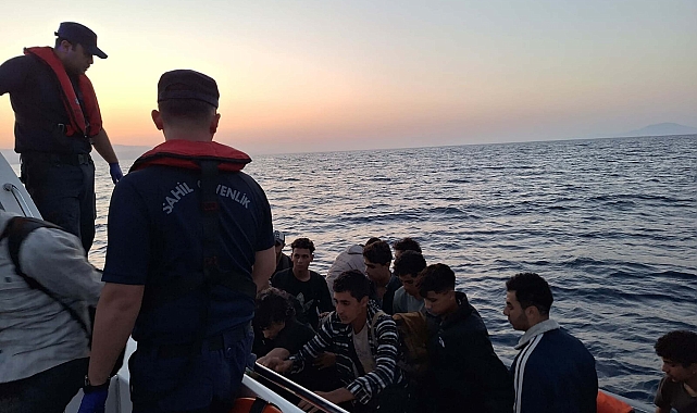 Bodrum'da 29 kaçak göçmen kurtarıldı