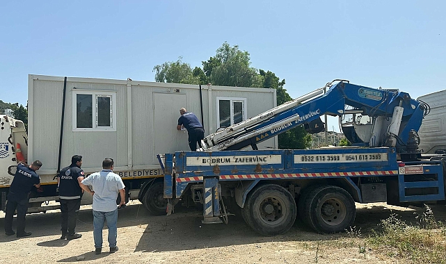 Bodrum'da sahili işgal eden yapılar kaldırıldı