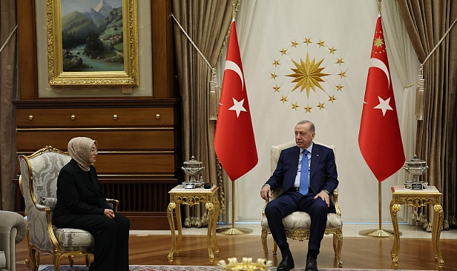 Cumhurbaşkanı Erdoğan, Sinan Ateş'in eşi Ayşe Ateş ile görüştü