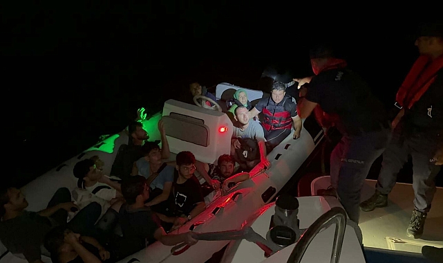 Fethiye açıklarında 10 kaçak göçmen yakalandı