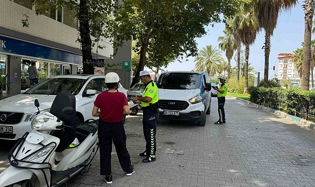 Gazipaşa'da kask denetimleri yoğunlaştı