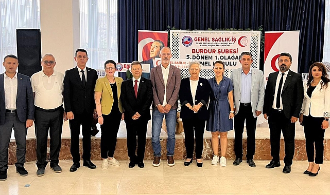 Genel Sağlık İş Burdur Şubesi'nde genel kurul yapıldı