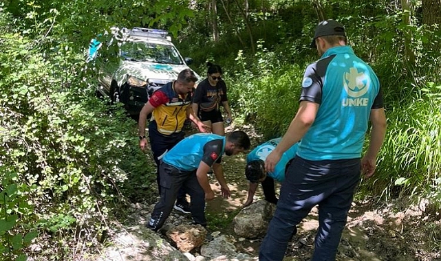 Günalan Köyü'nde Yaralanan Kadını UMKE ve AFAD Kurtardı