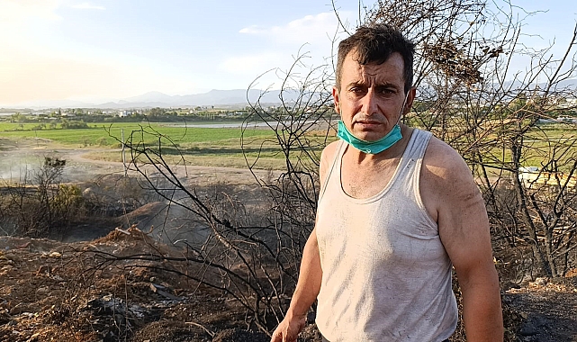 Hurda yakmak isterken, mahalleyi ateşe verdiler
