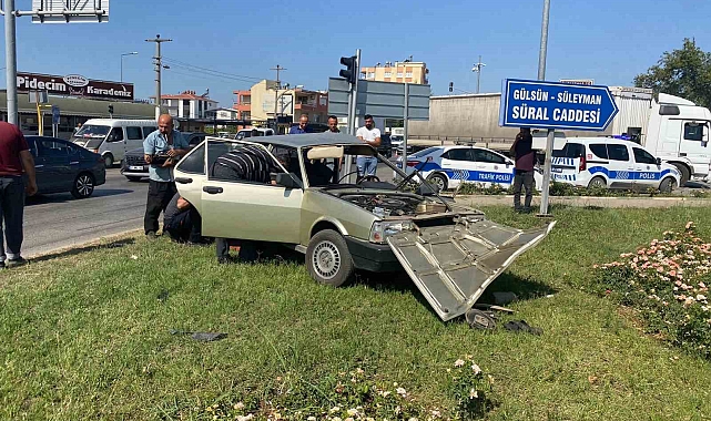 Işık ihlali kazaya sebep oldu: 2 yaralı