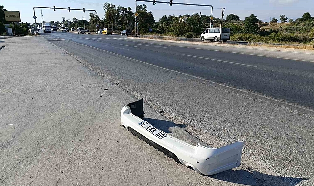 Kavşakta çarpıştılar, durmadan yollarına devam ettiler