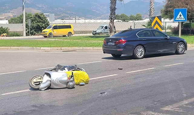 Kavşakta korkutan kaza: 1 yaralı