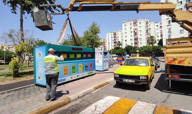 Kepez'de 'Mobil Atık Getirme Merkezleri' yenilendi
