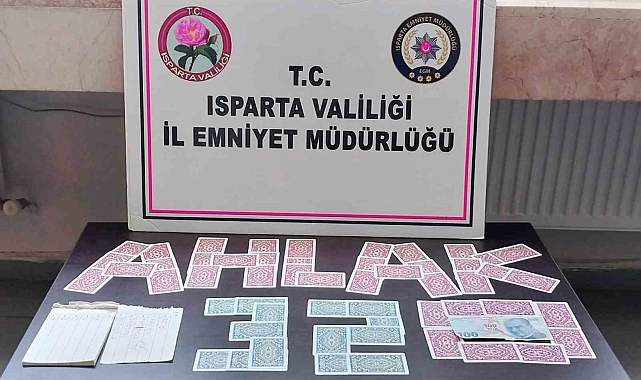 Kumar operasyonunda 4 şahsa 25 bin 700 TL para cezası uygulandı