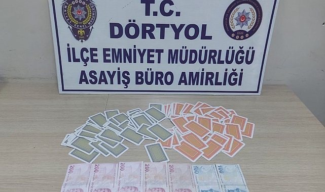 Kumar oynayan 4 şahsa para cezası uygulandı