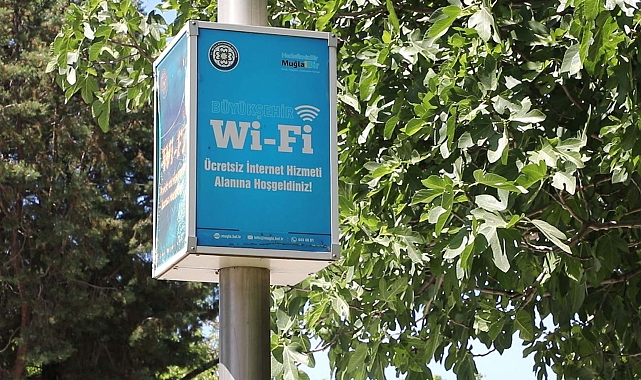 Muğla'da ücretiz Wi-Fi hizmetinden 5 ayda 40 bin kişi yararlandı
