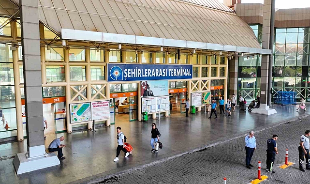 Otogarda bayram öncesi temizlik seferberliği