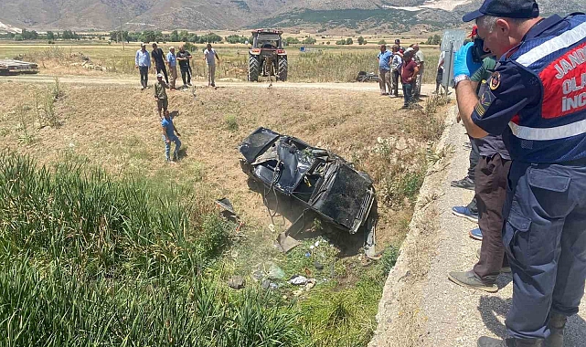 Otomobil şarampole yuvarlandı: 1 ölü