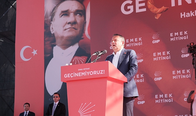 Özgür Özel 'Emek Mitingi'nde konuştu: Geçim olmazsa seçim olur