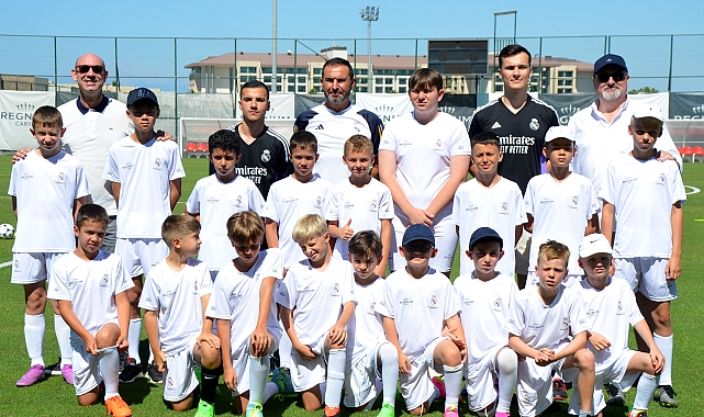 Real Madrid'in yıldızları Antalya'da yetişiyor