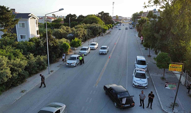 Samandağ'da trafik denetimi