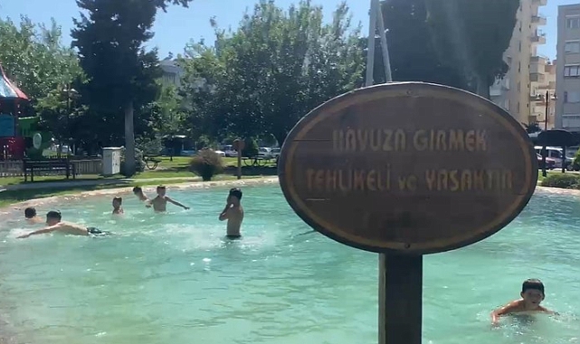 Sıcaktan bunalan çocukların tehlikeli serinliği
