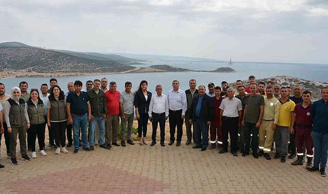 Silifkeli muhtarlar orman yangınları konusunda bilgilendirildi