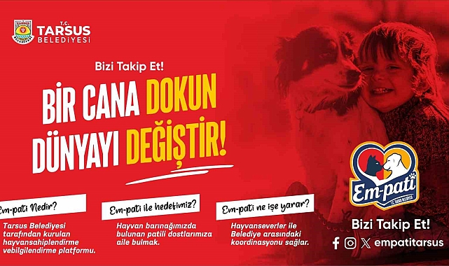 Tarsus Belediyesi, 'empatitarsus' platformunu hayata geçirdi