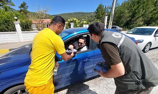 Tatilcilere broşürlü yangın uyarısı