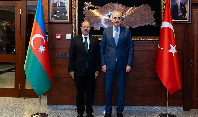 TBMM Başkanı Kurtulmuş, Türkiye'nin Bakü Büyükelçiliği'ni ziyaret etti