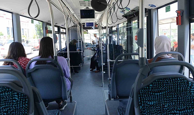 Ücretsiz toplu taşımaya 210 bin biniş