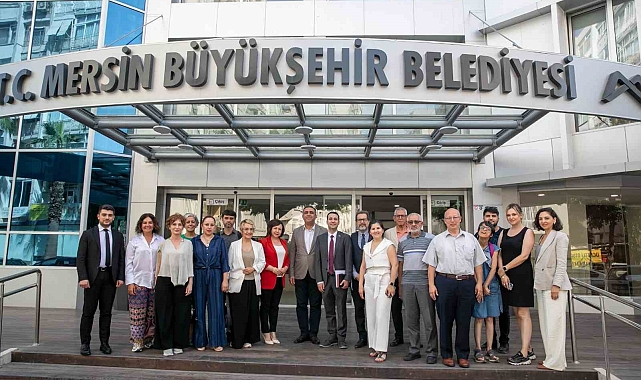 UNDP proje ekibi Mersin'de