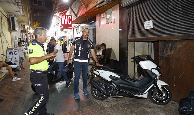 Alanya'da zabıta ve emniyet ekiplerinden ortak denetim