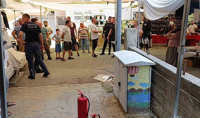 Antalya'da artan klima kullanımı, elektrik hatlarında yangına yol açtı