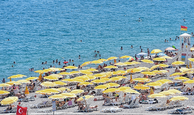 Antalya'da haziranda sıcaklık rekoru