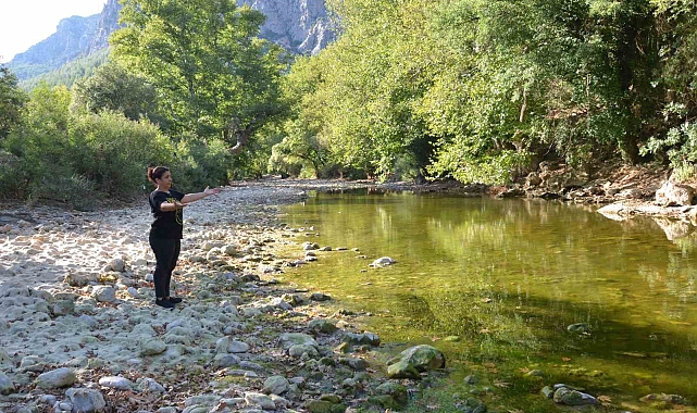 Antalya'da kuraklık Üzümdere ırmağını vurdu