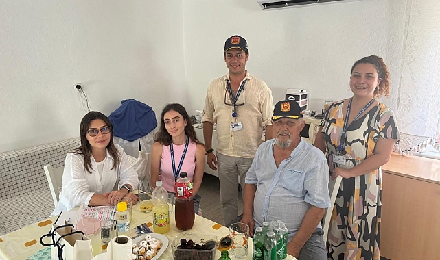 Bodrum Belediyesi ekipleri Kıbrıs gazilerini ziyaret etti