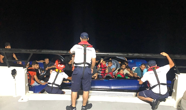 Bodrum'da 73 kaçak göçmen yakalandı