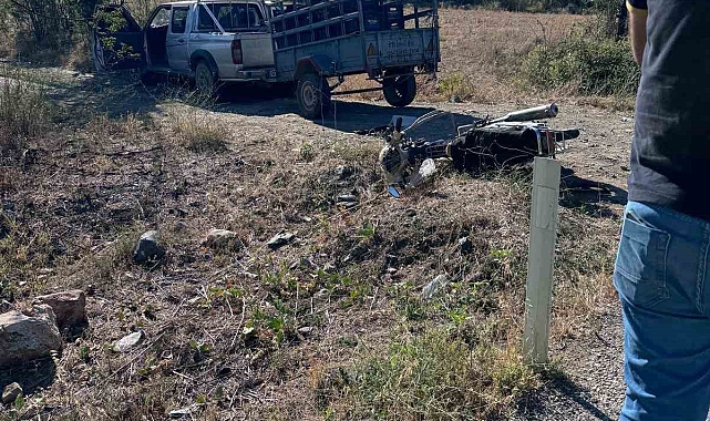 Burdur'da otomobil ile çarpışan motosikletli çocuk yaralandı