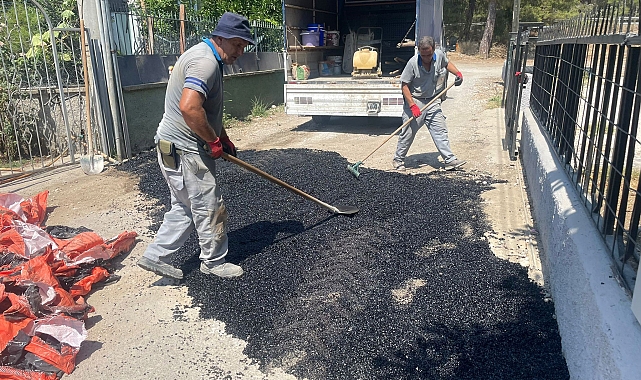 Çamyuva Mahallesi'nde altyapı çalışmaları
