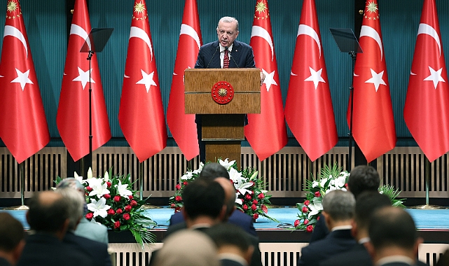 Cumhurbaşkanı Erdoğan: Filistin'in yanında dimdik duruyoruz