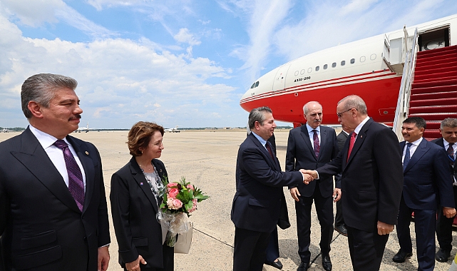 Cumhurbaşkanı Erdoğan, NATO Liderler Zirvesi için ABD’de