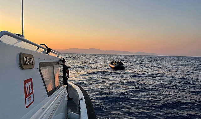 Dalaman'da 24 kaçak göçmen kurtarıldı